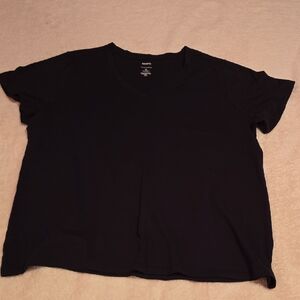 Sonoma Women's Black Short Sleeve Tee